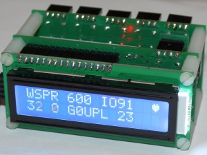 WSPR tx van QRP Labs