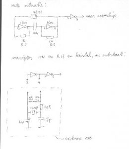 SCC kaart externe oscillator